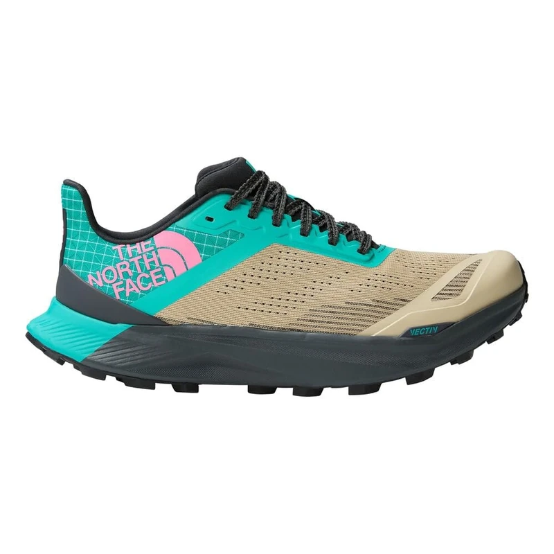 The North Face Vectiv Infinite 2 Trail Running Shoe Gravel/Geyser Aqua 4
