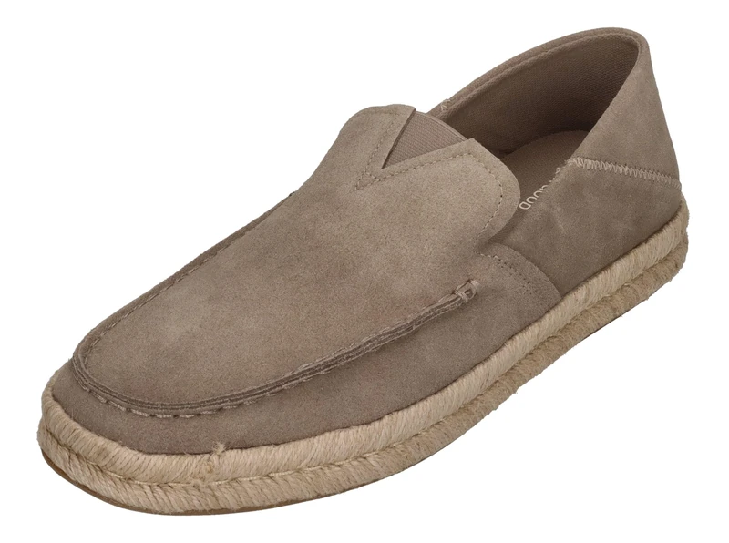 TOMS Men's Alonso Loafer Rope Loafer Flat, Dune Suede, 7.5 UK