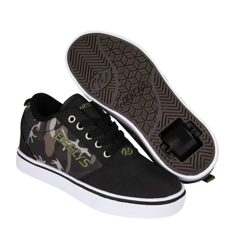 Heelys Pro 20 EMB Print Black Camo Child 12 Shoes