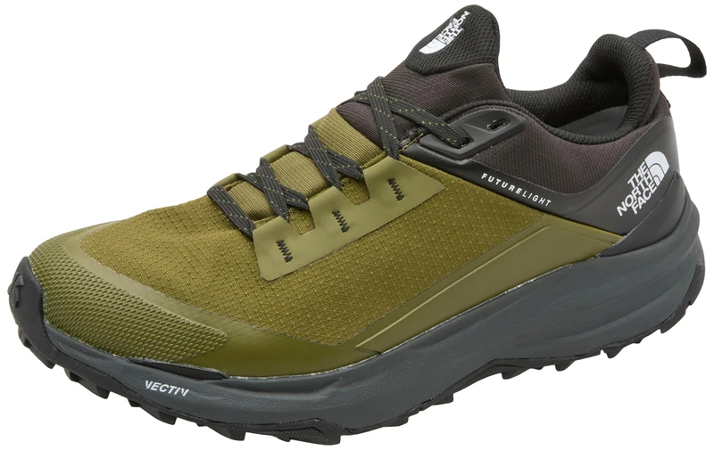 The North Face Vectiv Exploris 2 Trail Running Shoe Forest Olive/TNF Black 6