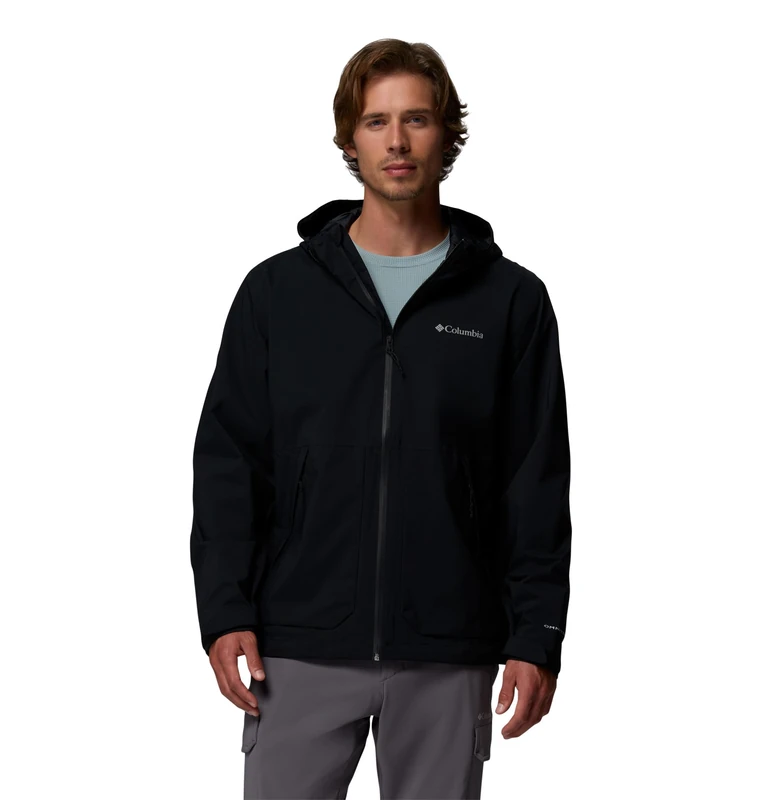 Columbia Men's Altbound Jacket, Waterproof Rain Jacket, Black, XX-Large