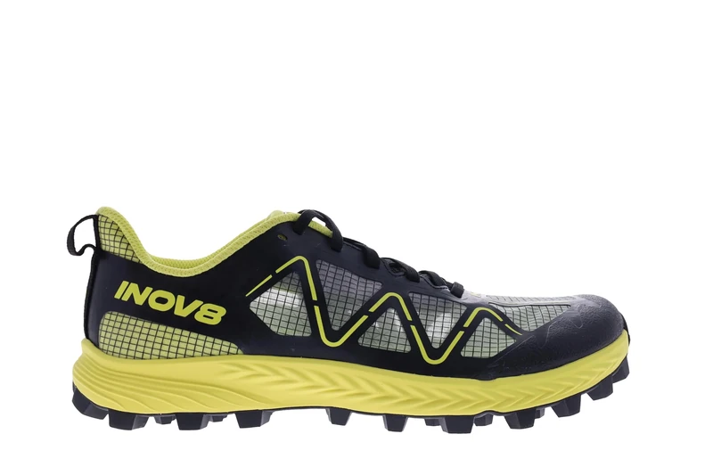 INOV8 Mudtalon Speed Men's Trail & Fell Running Shoe - Black/Yellow - 8 Precision