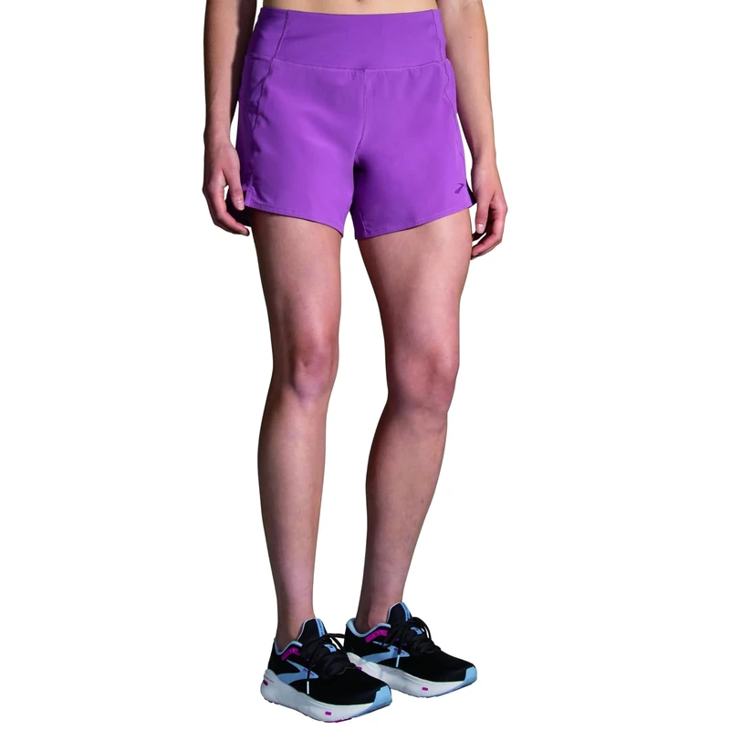BROOKS 221465516 Chaser 5" Short Shorts Women's Washed Plum Size 30