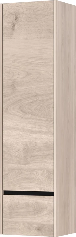 Germania Wall Cabinet 1268-627 GW-Cantoria, in Oak/Black, with One Door, 36 x 135 x 29 cm (W x H x D)