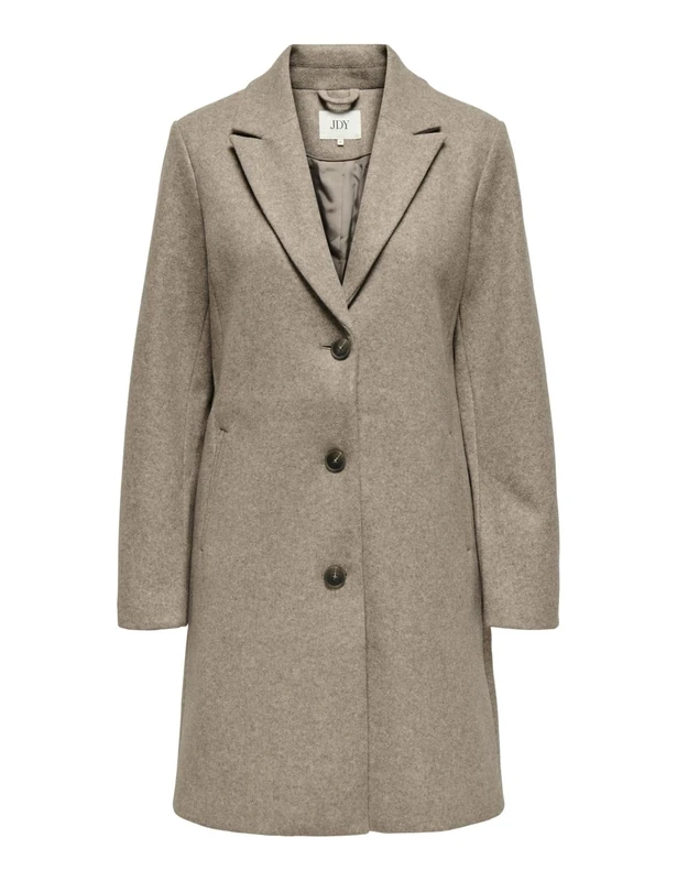 JdY Women's Jdyecho Coat OTW Noos Long Coat, Nature/Detail:Melange, L
