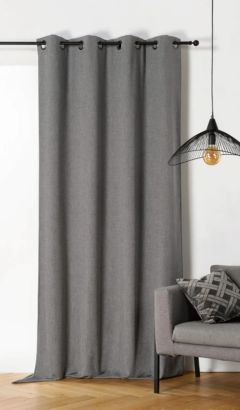 Linder Bering Curtain with Eyelets 140 x 260 cm Charcoal Grey