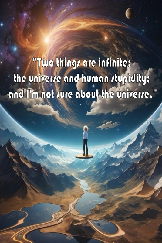 Two things are infinite quote NOTEBOOK: Blank Lined Ruled Notebook with 6x9 120 Pages,Quote Journal, Gift for best Friend.