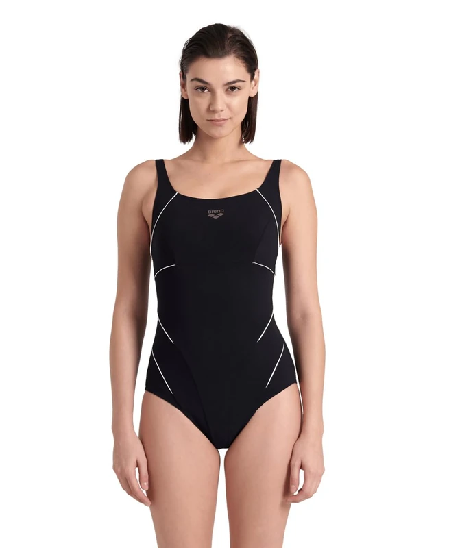 ARENA Bodylift Women's Jewel B-Cup Swimsuit Black-White