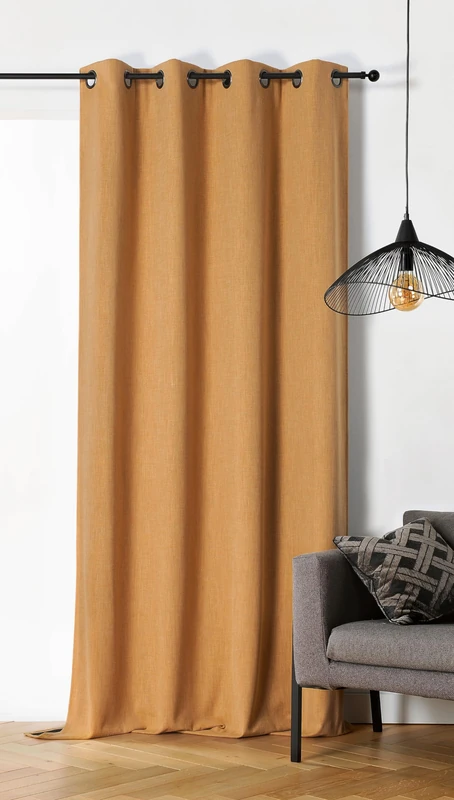 Linder Bering Curtain with Eyelets 140 x 260 cm Yellow/Orange