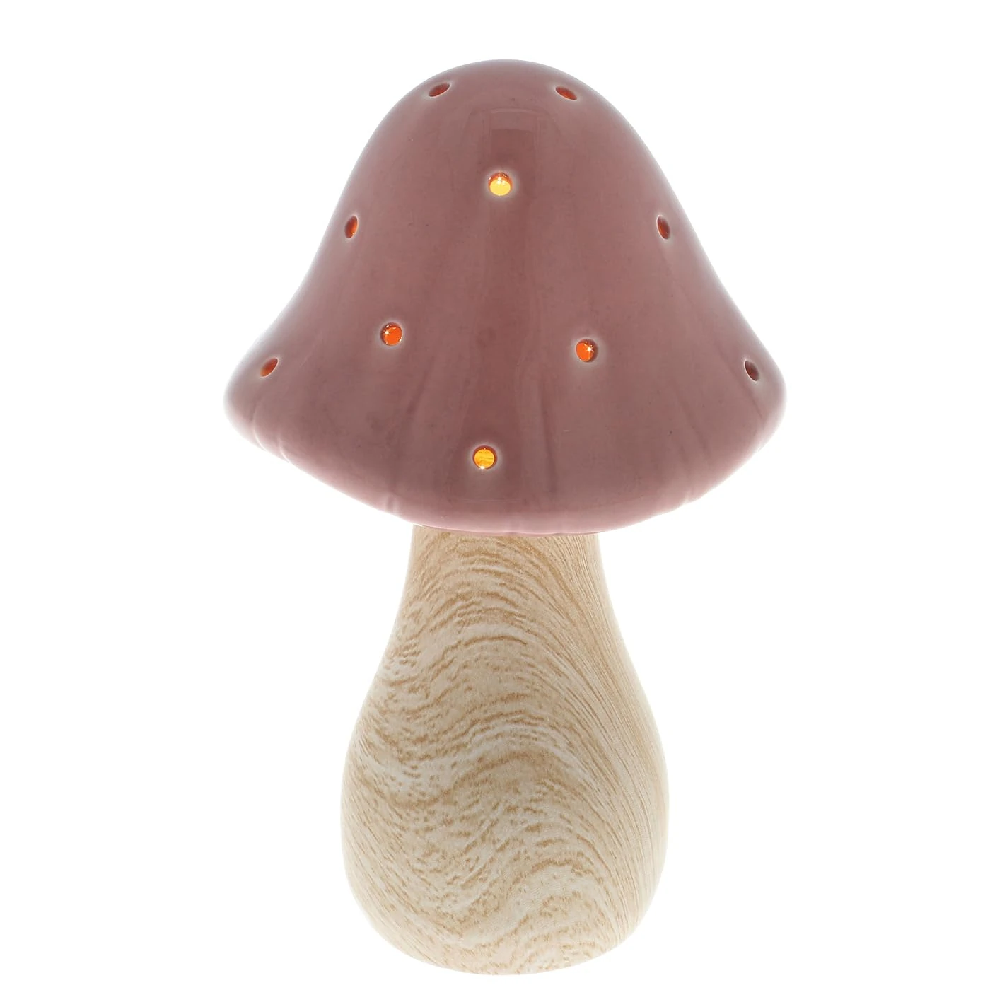 Shudehill Giftware Mushroom Glow Lamp - Grey, Pink, Green and More Colours and Sizes (Medium Pink)