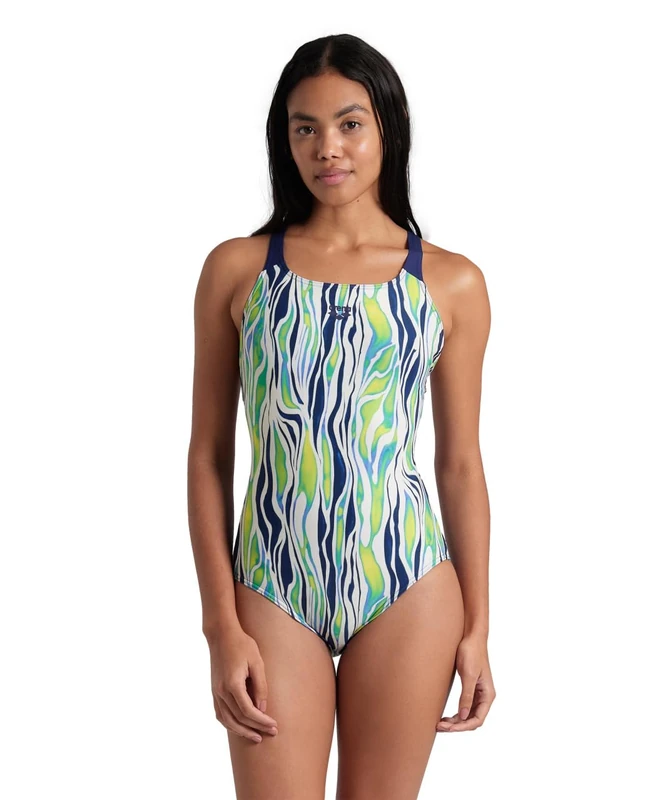ARENA Performance Women's Zebra Stripes Swim Pro Back Swimsuit