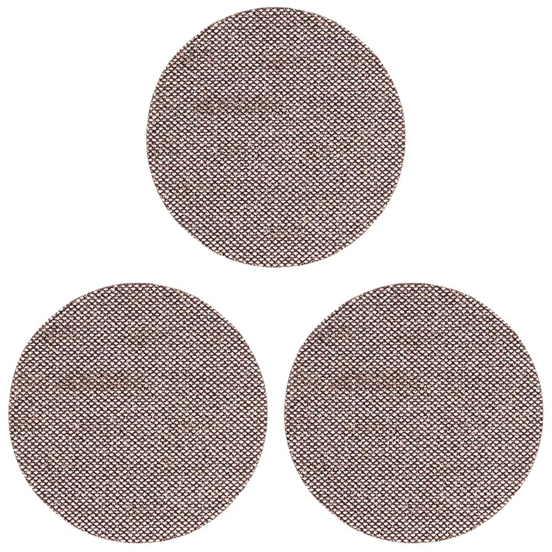 Mirka Abranet Ace HD net sanding discs Ø 150mm Grip/grit P40 / 5 pcs/For 150mm eccentrics and sanders/For sanding hard surfaces, wood, filler, varnish, metal (Pack of 3)