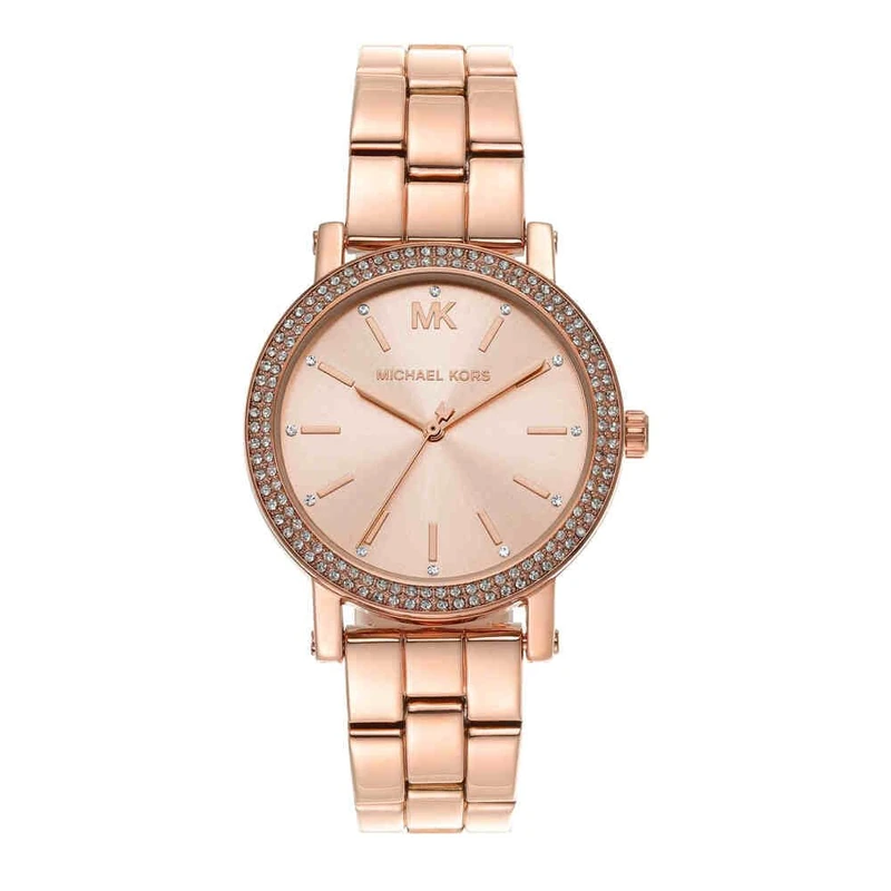 Michael Kors MK7346 Ladies Corey Watch - Rose Gold