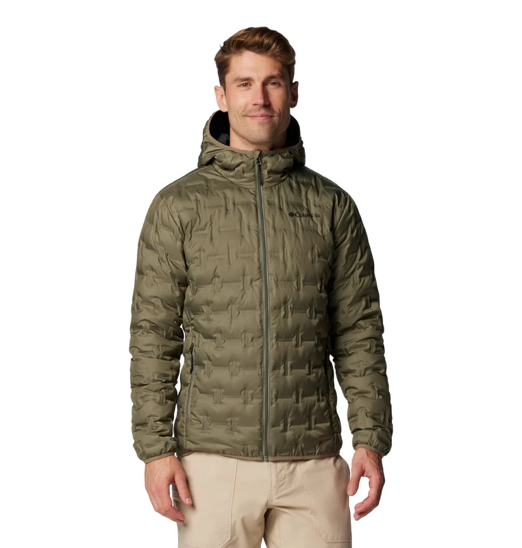 Columbia Men's Hooded Down Jacket, Delta Ridge II