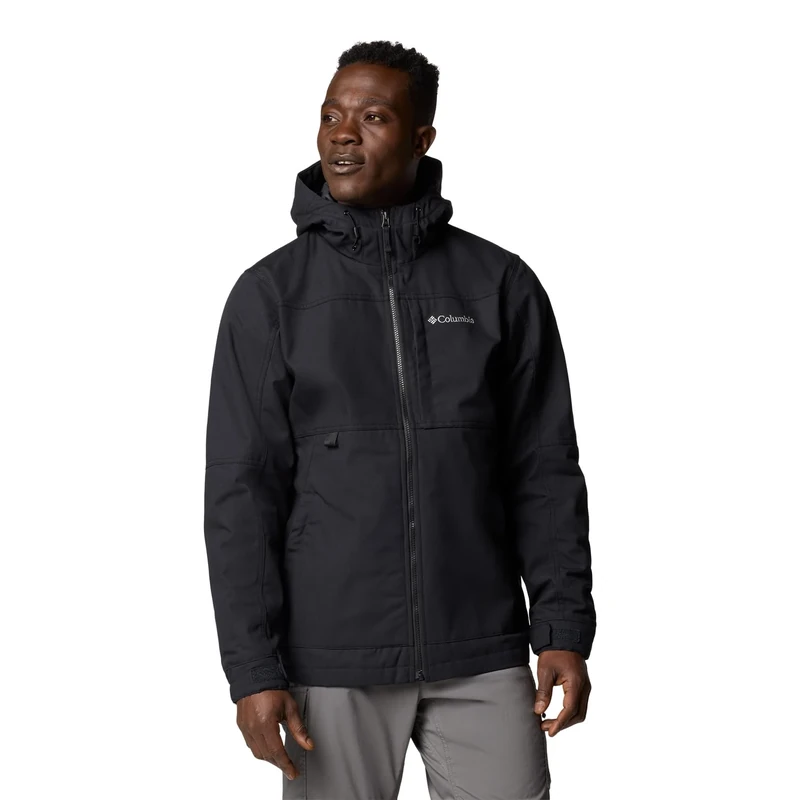 Columbia Men's Loma Vista 3 Hooded Jacket, Black, XL