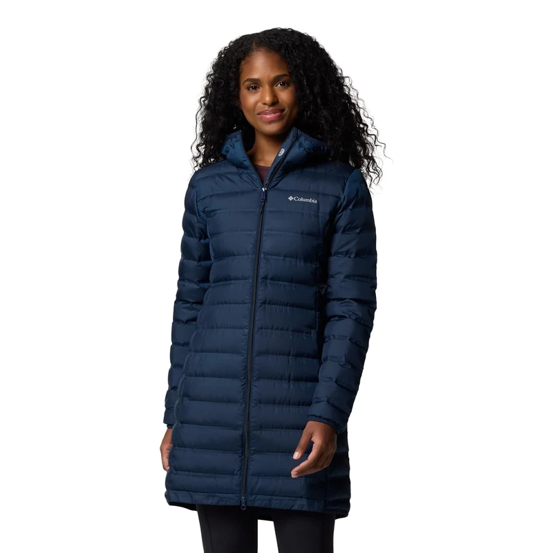 Columbia Women's Long Hooded Down Jacket, Lake 22 II