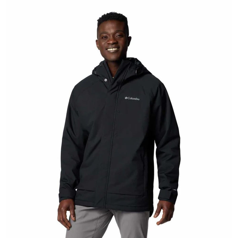 Columbia Men's Black Mesa Rain Jacket, Black, XL