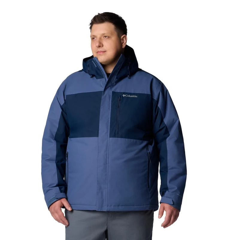 Columbia Men's Tipton Peak 3 Insulated Jacket, Dark Mountain/Collegiate Navy, S