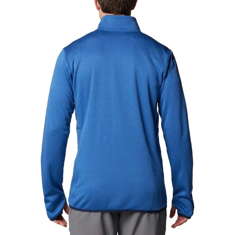 Columbia Men's Park View Fleece Full Zip, Mountain Blue, S
