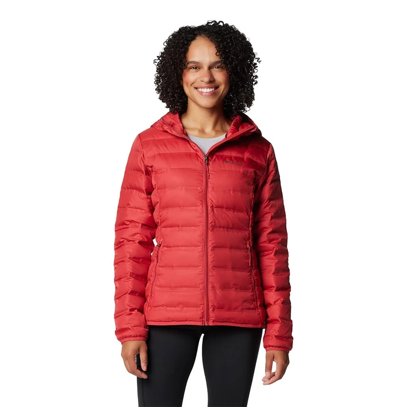 Columbia Women's Lake 22 2 Down Hooded Jacket, Daredevil, XL