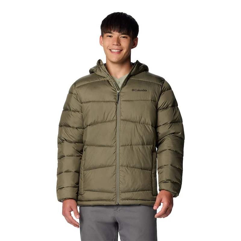 Columbia Men's F4emile Butte 2 Hooded Jacket, Stone Green, XL