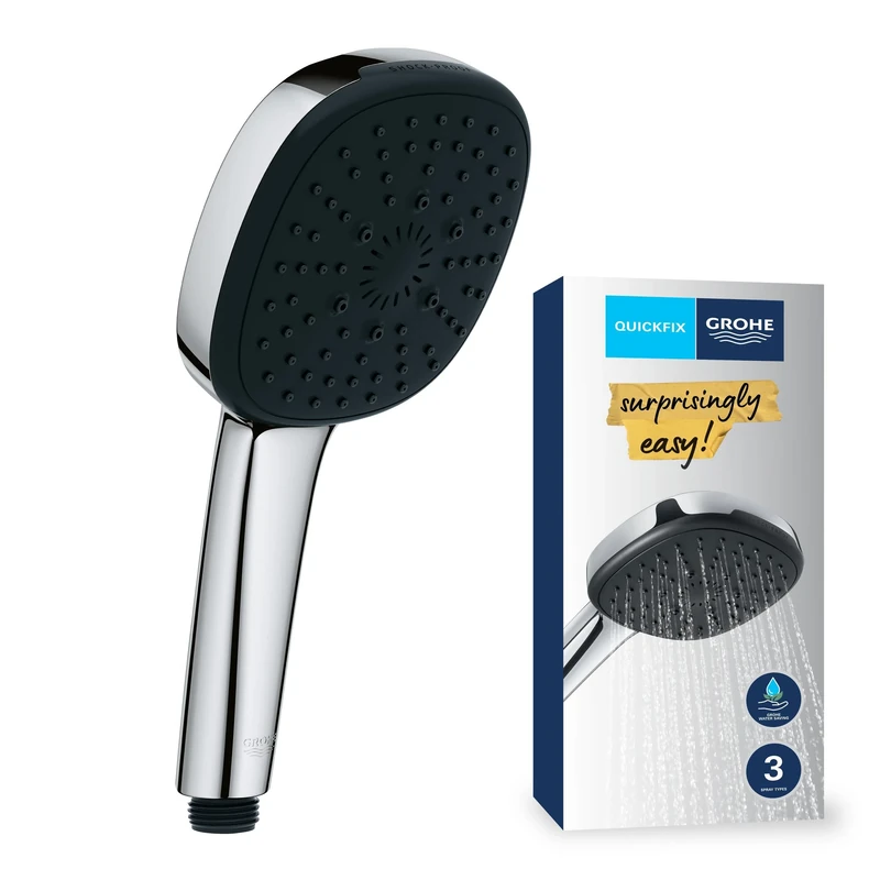GROHE Vitalio Comfort 110 Hand Shower - Rain, Jet & Massage Sprays
