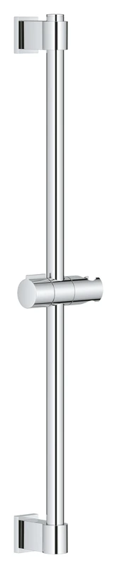 GROHE Vitalio Universal QuickFix - Shower Rail, 60 cm (with Wall Holders, Glide Element and Swivel Holder, Holding Force Maximum 20 kg), Extra Easy to fit QuickGlue Chrome, 27724001
