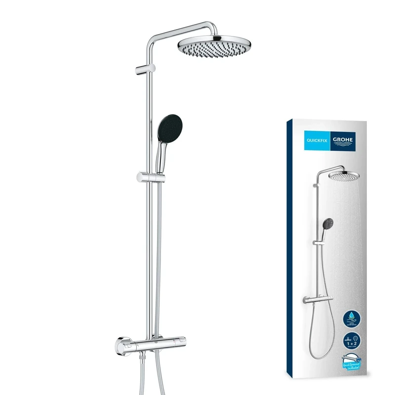 GROHE Vitalio Start 250 Thermostatic Shower Aquadimmer - Chrome