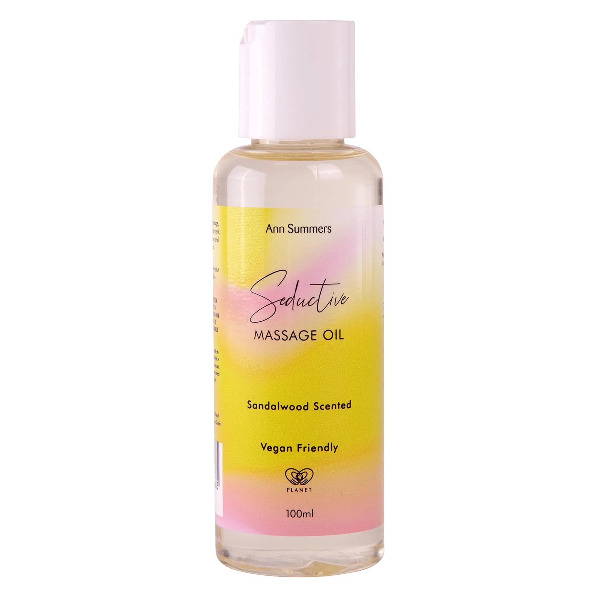 Ann Summers Seductive Massage Oil - Sandalwood Scent - 100ml - Natural Sensuality for Intimate Moments - Miniature Flavoured Massage Oil - Vegan & Natural Massage Oil - Moisturising Formula