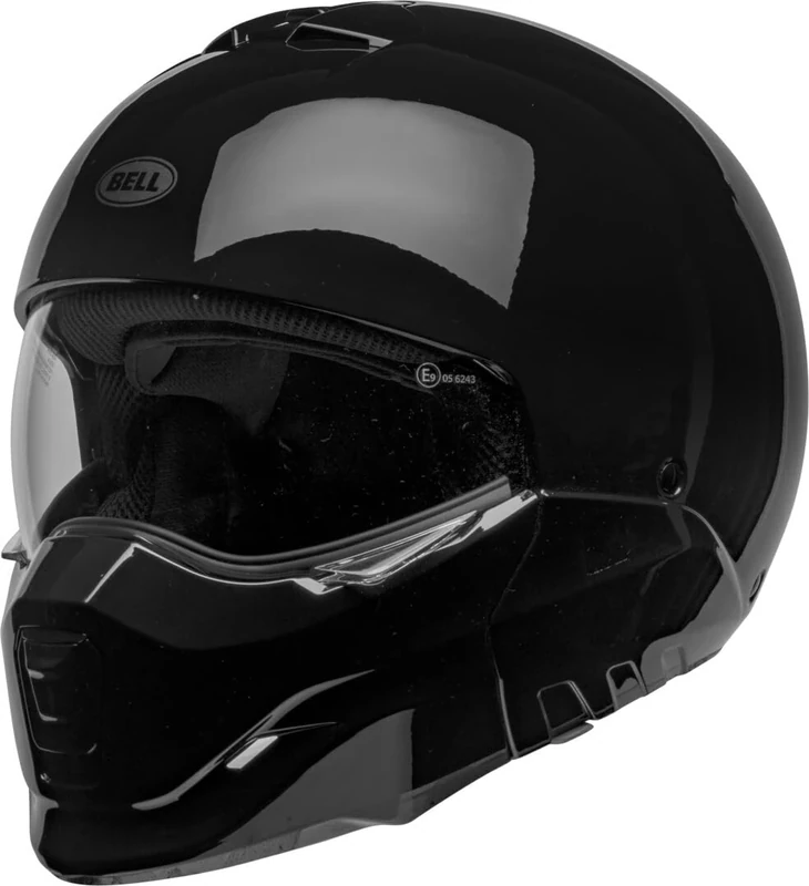 Bell - BROOZER SOLID ECE Helmets - Adult Unisex - protective gear, bike helmet, street helmet, street protective helmet, Black , S
