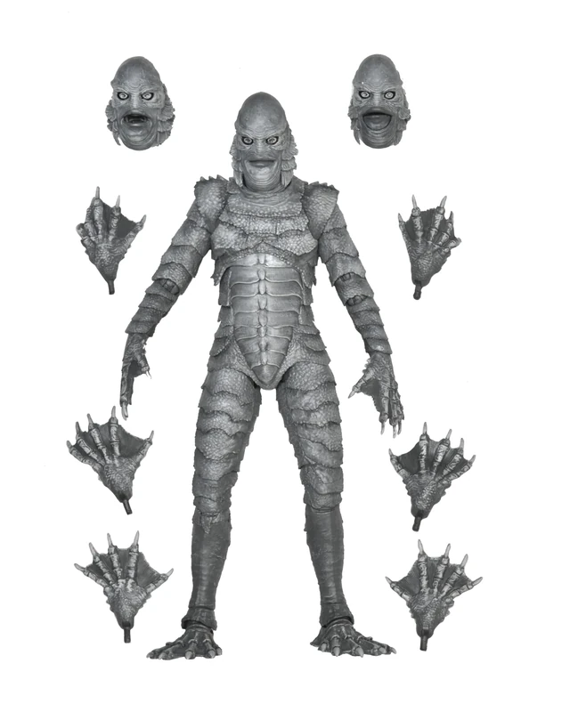 NECA Universal Monsters figurine Ultimate Creature from the Black Lagoon (B&W) 18 cm