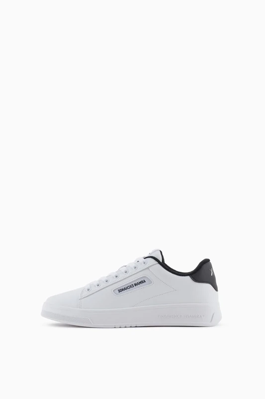 Armani Exchange Men's Seattle Trainers, Op White Black, 7 UK