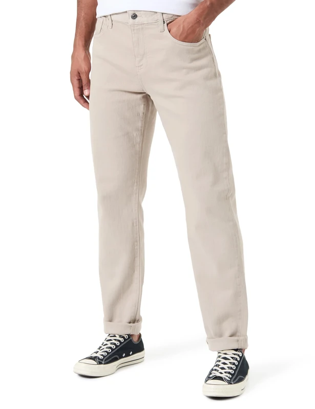 Armani Exchange Men's The Urban Expedition, Sustainable, Monogram Back Pocket Jeans, String, 36