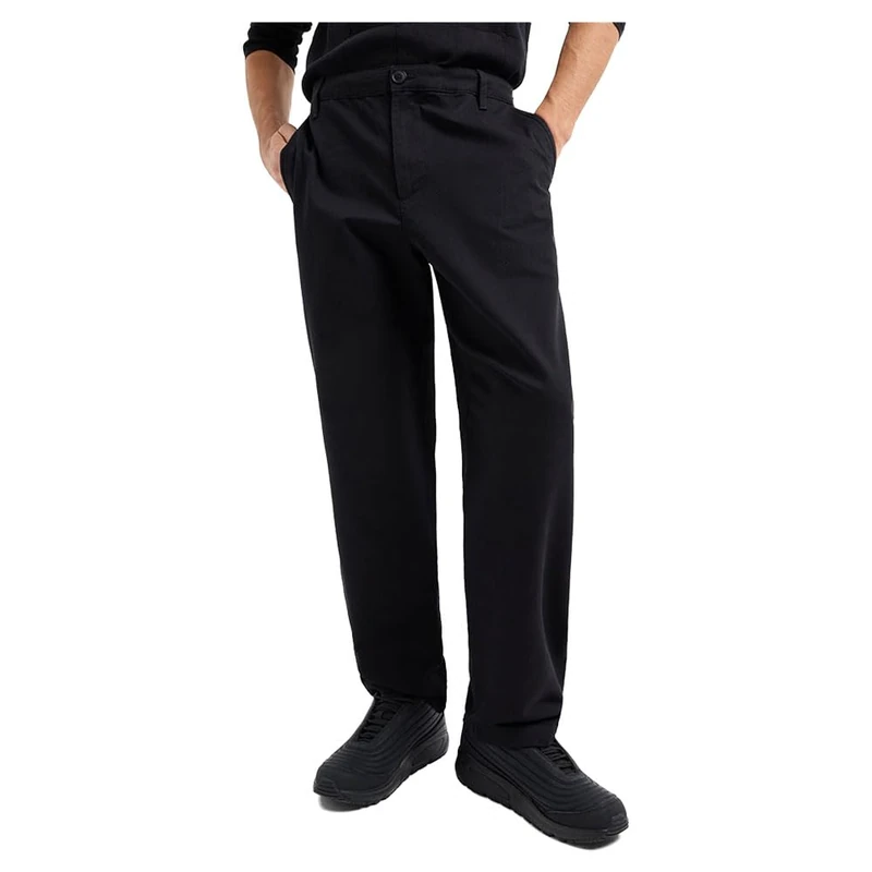 Armani Exchange Men's The Grid, Metal tab Logo Shorts, Black, W30