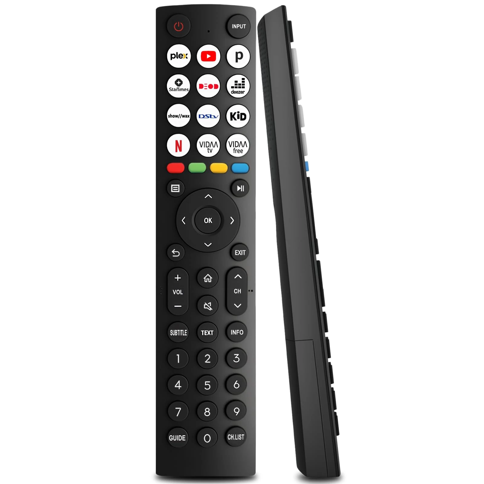 Replacement Hisense TV Remote Control, Universal Remote Control for Hisense VIDAA 4K UHD Smart TV 40A4KV 32A4KV 43A4KV, Replace EN3G39 ERF3A80 EN2A30, 12 Shortcut Buttons, No Setup Required