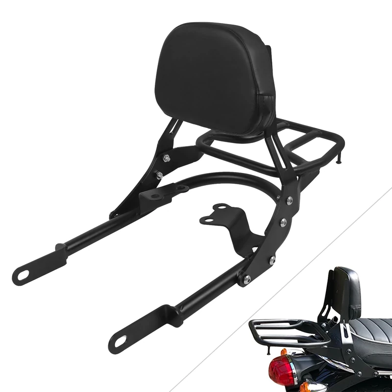 CHIFUN Backrest Luggage Rack Handle Grab Rail Bar for Triumph Bonneville T100 T120 Street Twin Scrambler 2017-2022