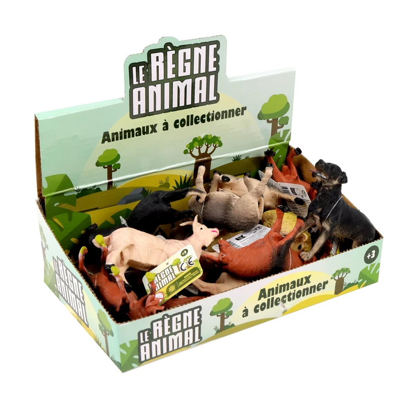 Zanimo & co 030335PA Pack of 12 Farm Animal Figures Toy Set