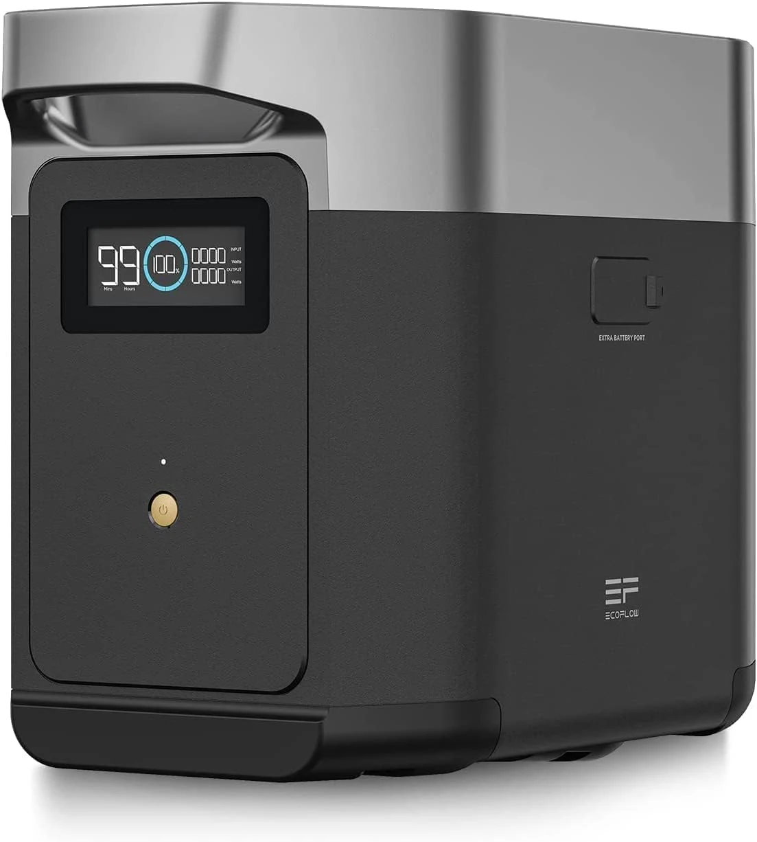 EF ECOFLOW EcoFlow DELTA 2 Extra Battery, 1kWh Added Capacity for Home Backup Power, the product is unused, only part of the packaging is defective (Renewed)