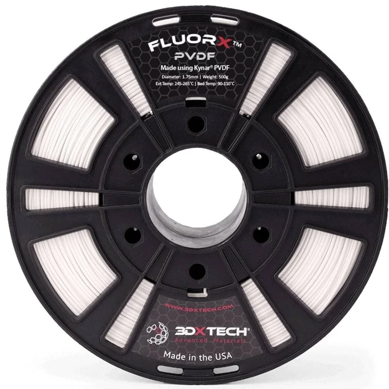 3D Xtech PVD1030750NAT FluorX™ PVDF Filament PVDF Chemically Resistant, UV-Resistant 2.85 mm 750 g N