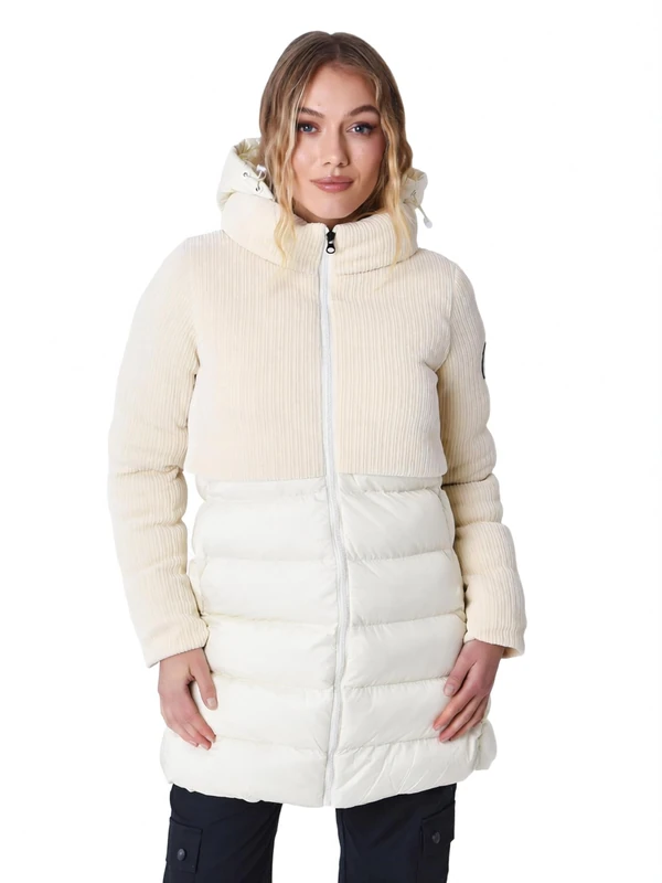PROJECT X PARIS F235015A-BG2-Talla(XS) Fashion Cazadora (Women) Talla XS Color: Beige (Textil-Lifestyle) for Adults, Made for Everyday Comfort and Style