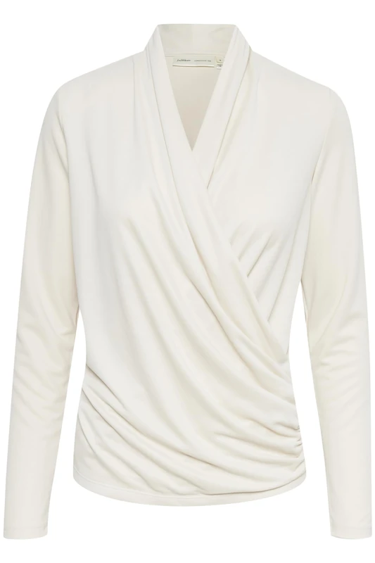 InWear Women's Alanoiw Wrap Blouse, English Nougat, S - Image 1