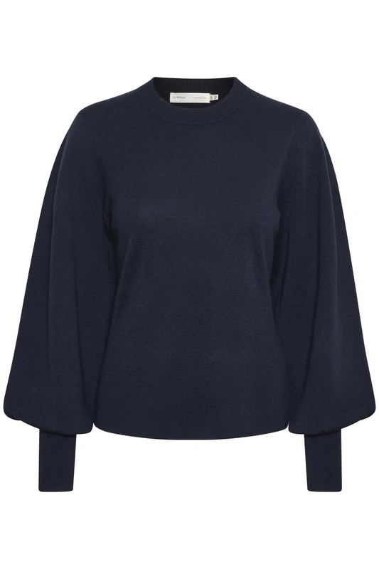 InWear Women's Sammyiw Pullover Sweater, Navy Blue, XXX-Large - Image 1