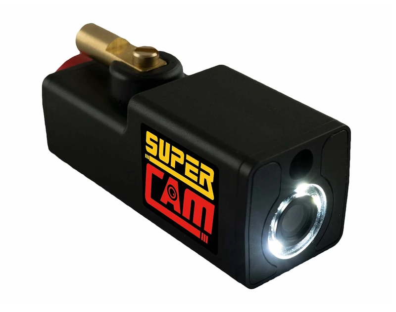Super Cam Max Wireless Inspection Camera with LED Light, 16GB Memory, Underground and Underwater Use, Includes Carrying Case and Accessories