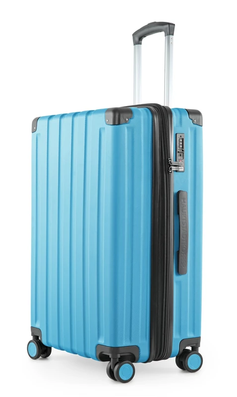 Hauptstadtkoffer Q-Damm - Large Hard-Shell Suitcase, TSA, 4 Wheels, Check-in Luggage with 6 cm Volume Expansion, 78 cm, 133 liters, Cyan Blue - Image 1