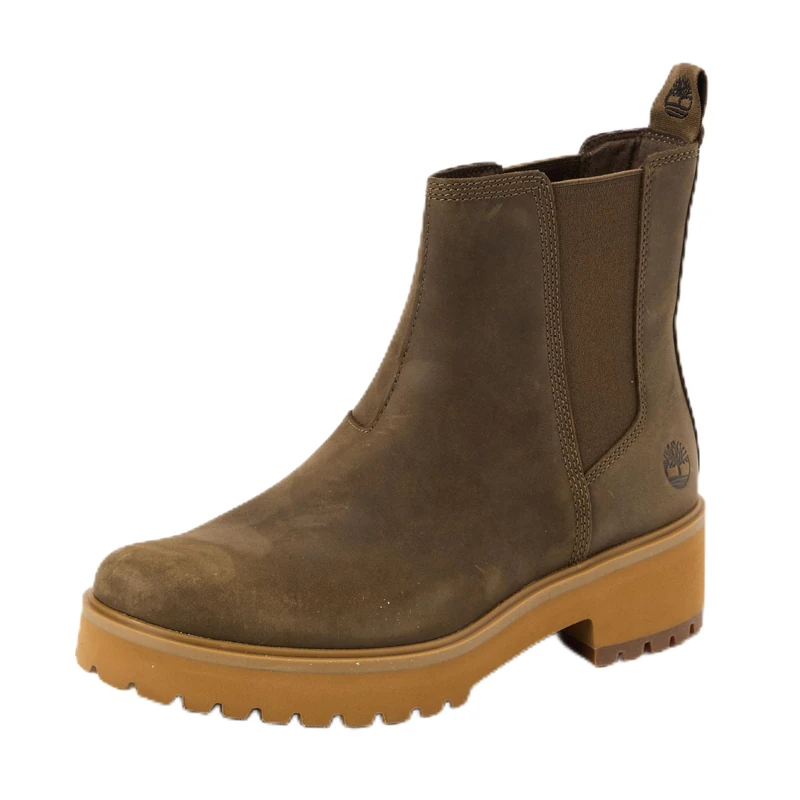 Timberland Carnaby Cool Chelsea TB 0A5NQ7 D69 Women's Ankle Boots Brown, Olv Full Grain, 39 EU Weit
