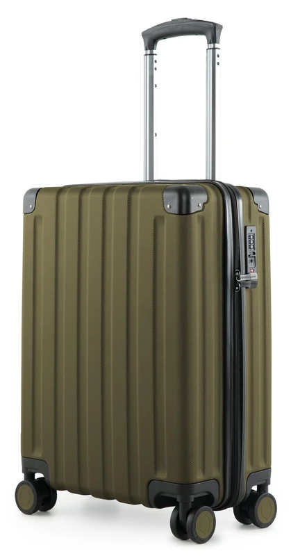 Hauptstadtkoffer Q-Damm - Large Hard-Shell Suitcase, TSA, 4 Wheels, Check-in Luggage with 6 cm Volume Expansion, 78 cm, 133 liters, Avocado