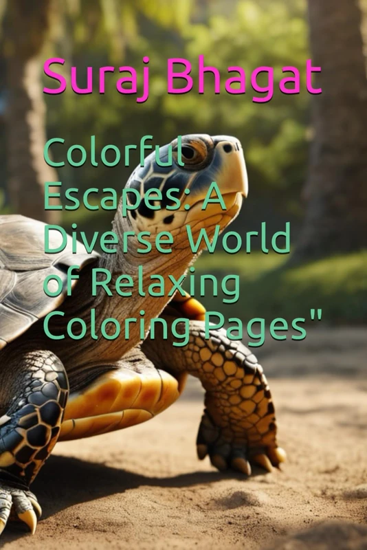 Colorful Escapes: A Diverse World of Relaxing Coloring Pages"
