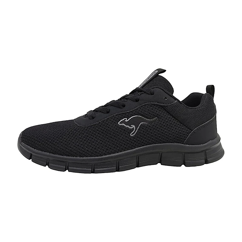 KangaROOS Women's K-rf Alea Sneaker, Jet Black Mono, 4 UK