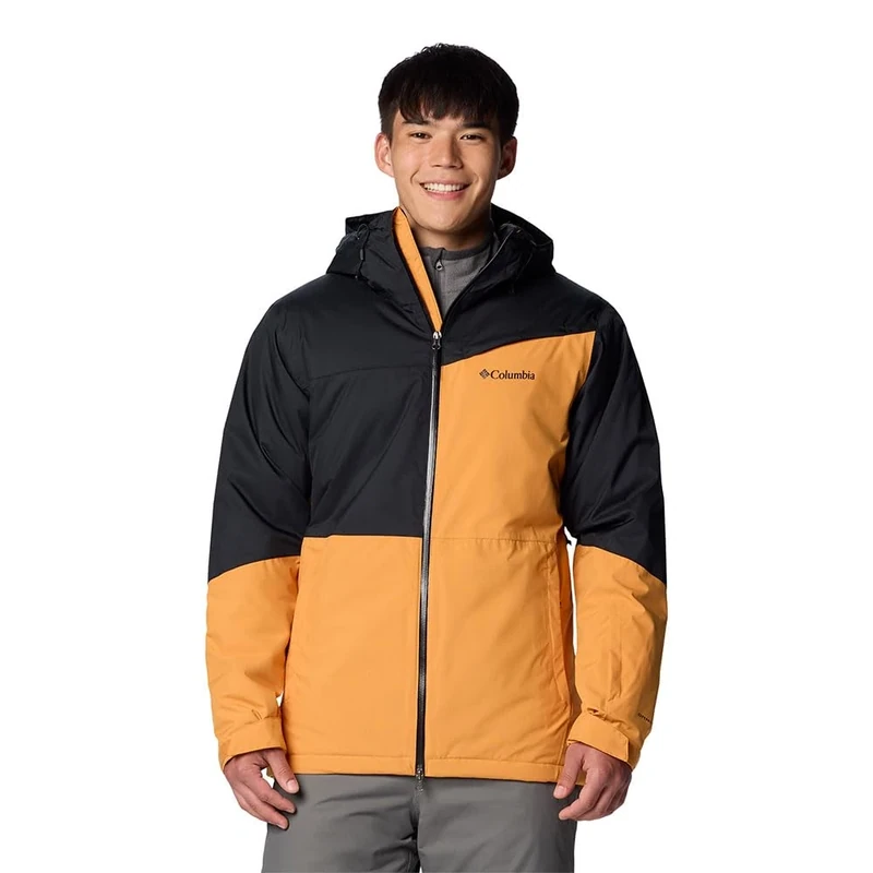 Columbia Men's Iceberg Point 2 Jacket, Sunstone/Black, XXL
