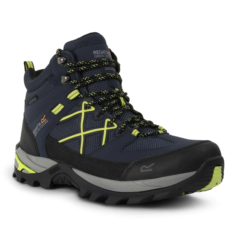 Regatta Mens Samaris III Boot Walking Boots with Superior Grip Performance Threads & TECFOAM Insock, Waterproof & Breathable - Perfect for Outdoor, Hiking, Climbing & Mountaineering